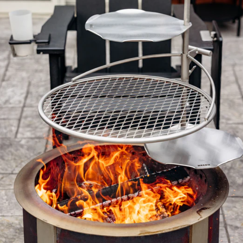 Breeo Fire Pit With Grilling